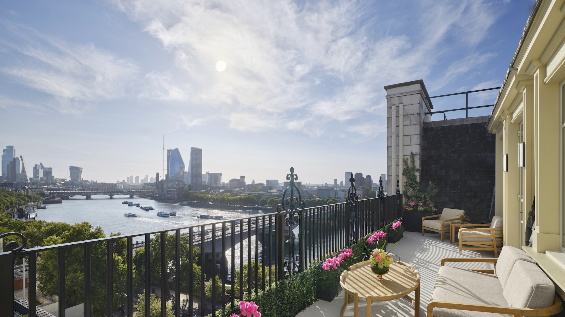 We Can’t Stop Thinking About The View From The Savoy’s New Terrace Suite